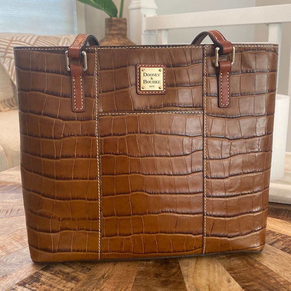 Dooney & Bourke croc embossed bag